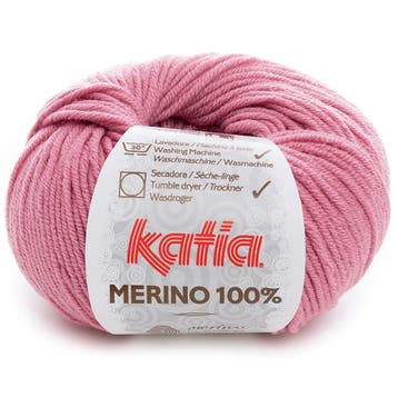 Katia Concept Merino 100% - 37 donkerroze - Wol Garen, Ophalen of Verzenden, Nieuw