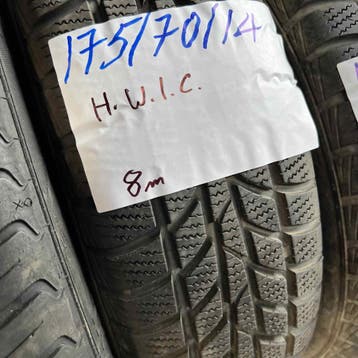 2 x Hankook Winter i*cept 175-70-14 Winterbanden 8mm, Auto-onderdelen, Banden en Velgen, 14 inch, Gebruikt, 175 mm, Band(en)