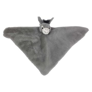 Knuffeldier ezel - pluche - grijs - 45 cm - baby knuffel, Verzenden, Nieuw