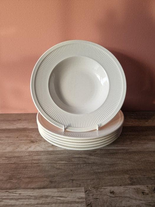 Wedgwood - Bord (6) - Windsor, Diepe borden / Pasta borden -, Antiek en Kunst, Antiek | Meubels | Tafels