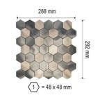 Zelfklevend Mozaïek Hexagon Nela, Ophalen of Verzenden, Nieuw