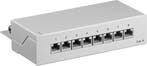 CAT 6 mini/desktop patchpaneel, 8-poorts (1 U)-Grijs, Computers en Software, Servers, Ophalen of Verzenden, Nieuw