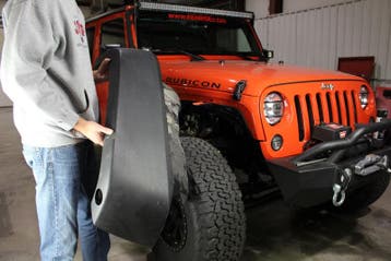 Fishbone Offroad 07-18 Jeep Wrangler Front/Rear Tube Fenders, Ophalen of Verzenden