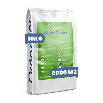 Microklaver Gazon - Zuiver klaverzaad (10 kg voor 5000 m2), Tuin en Terras, Verzenden, Gehele jaar, Volle zon