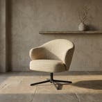 Fauteuil Connor - taupe Donna, Ophalen of Verzenden, Nieuw