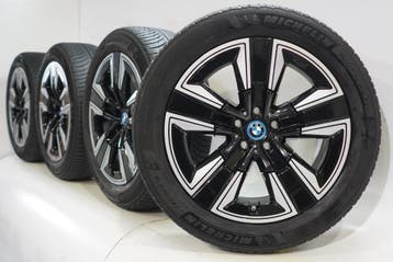 BMW iX3 G08 842 19 inch velgen Michelin Runflat Winterbanden, 19 inch, Gebruikt, Velg(en), Winterbanden
