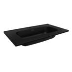 Inbouw Wastafel Aquasplash Retro 46x80 cm Mat Zwart, Ophalen of Verzenden, Nieuw