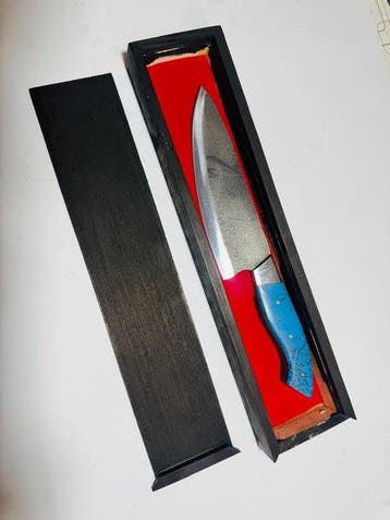 Hekito - Keukenmes - Carving knife - Exclusief vintage