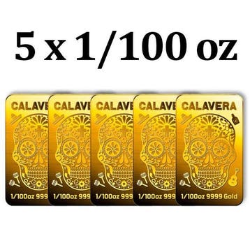 1/100 Troy Ounce - Goud .999 - European Mint, Estonia, 5 x