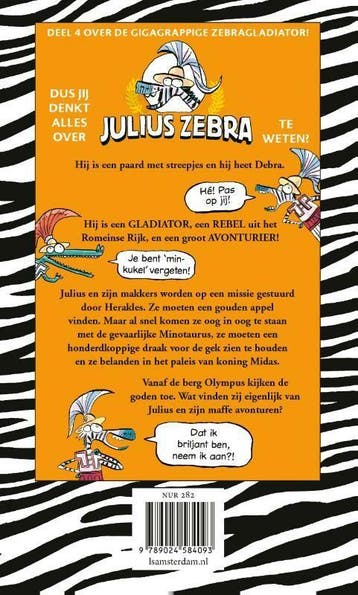 Gedonder met de Grieken / Julius Zebra / 4 9789024584093, Verzenden, Zo goed als nieuw, Gary Northfield