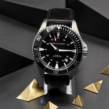 Hamilton - Khaki Navy Scuba Auto - H823350 - Heren -, Nieuw