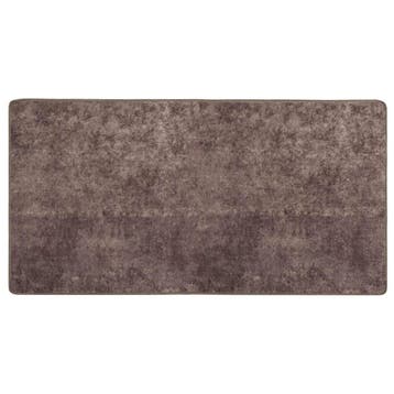 vidaXL Vloerkleedloper MARSA Grijs 100 x 200 cm Polyester en, Verzenden, Nieuw, Grijs