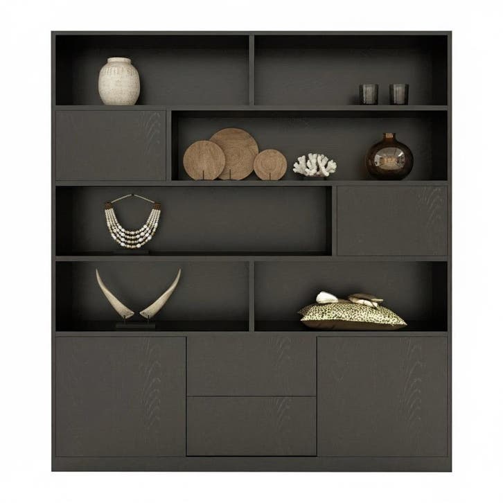 SALE | Boekenkast | Vakkenkast | Wandkast | Buffetkast, Huis en Inrichting, Kasten | Boekenkasten, 25 tot 50 cm, Met lade(s), Met deur(en)