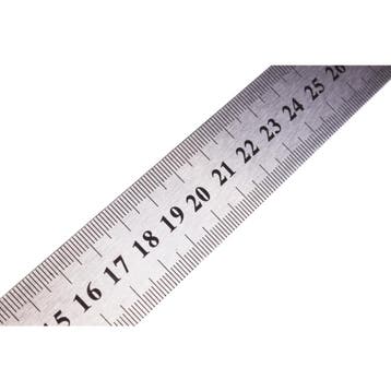 Benson Roestvrijstalen liniaal - 30 cm - Licht buigzaam -..., Ophalen of Verzenden, Nieuw