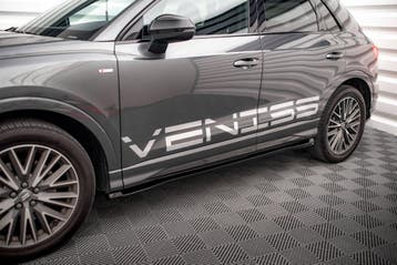 Maxton Side Skirts Diffusers V.1 Audi Q3 S-Line / RSQ3 F3, Verzenden, Nieuw, Audi