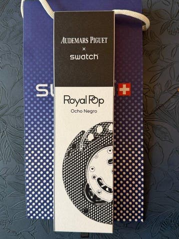 Swatch Royal Pop - Swatch × Audemars Piguet OCHO NEGRO -, Nieuw