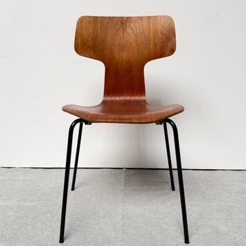 Fritz Hansen - Arne Jacobsen - Stoel - Multiplex, Metaal -