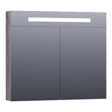 Brauer Promise Deluxe Spiegelkast - 80 cm - met Directe, Ophalen of Verzenden, Nieuw