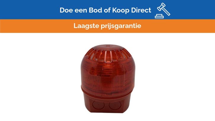 Bieden: Marble sounder beacon RED alarm signal horn, Watersport en Boten, Overige Watersport en Boten, Nieuw, Ophalen of Verzenden
