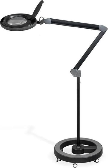 Loeplamp-152mm LENS-3 dioptrie-80LED-Statief, Hobby en Vrije tijd, Ophalen of Verzenden, Nieuw, Loeplamp