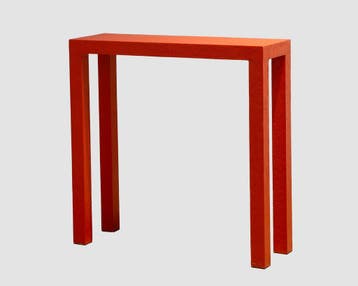 Joep van Lieshout (1963), een rode wandtafel (1989)