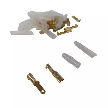 Falkx Dynamo koplamp stekker set - 10 sets - mannetje/vro..., Ophalen of Verzenden, Nieuw