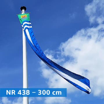 NR 438: Wimpel Zeeland-300cm met stokje, Nieuw