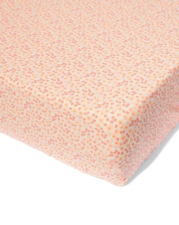 HEMA Hoeslaken ledikant 60x120cm bloemen, Verzenden, Nieuw