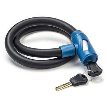 Kabelslot fiets | XQMAX | 80 centimeter (Blauw), Fietsen en Brommers, Fietsaccessoires | Fietssloten, Verzenden, Nieuw