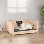 vidaXL Hondenbed 65,5x50,5x28 cm massief grenenhout, Dieren en Toebehoren, Honden-accessoires, Verzenden, Nieuw