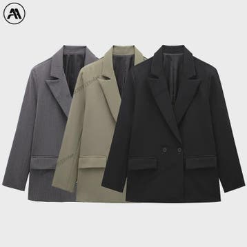 Dames Blazer met Zakken - Stijlvolle Dubbelzijdige Vintage L, Verzenden, Nieuw