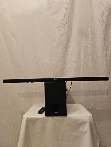 Philips - HTL6140B 2.1-Channel Ultra-Slim Soundbar with, Nieuw