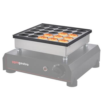 GGM Gastro | Bakplaten voor wafelijzer BWERM25 - vorm: |, Verzenden, Nieuw