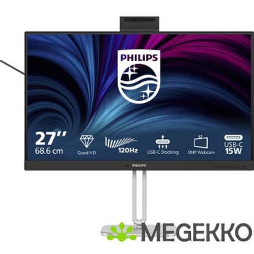 Philips 4000 Series 27B2U4601H/00 Quad HD 120Hz IPS USB-C, Verzenden, Nieuw, Philips