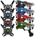 KidsTag lasergame set - 4 laserguns + 4 laser game vesten, Ophalen of Verzenden, Nieuw