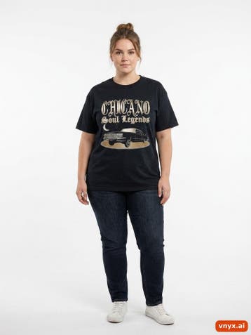 Gildan T-shirts Dames maat L Zwart Vintage, Ophalen of Verzenden, Nieuw