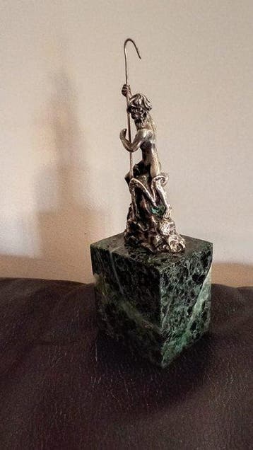 sculptuur, Nettuno che uccide il mostro in argento 800 - 13