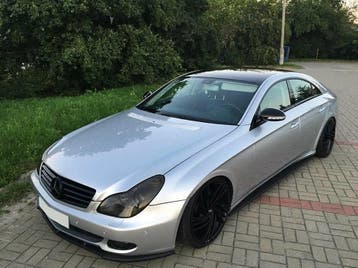 Front Splitter MERCEDES CLS C219 STANDAARD BUMPER, Verzenden
