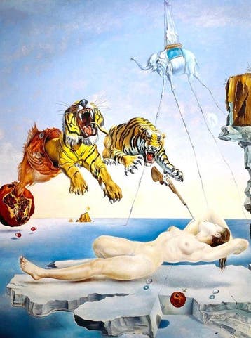 Salvador Dalí (after) - Rêve Causé par le Vol d’une abeille