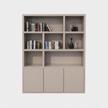 123Kast - Vakkenkast Manhattan 03 - 180x40x240H cm - strak d, Huis en Inrichting, Kasten | Overige, Verzenden, Nieuw