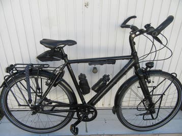 Handgem. Koga Traveller vakantiefiets, Rohloff, Belt 6624, Ophalen, 28 inch, Gebruikt, 10 tot 15 versnellingen