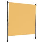 vidaXL Buiten Rolgordijn Zand 200 x 270 cm, Tuin en Terras, Zonneschermen, Verzenden, Nieuw