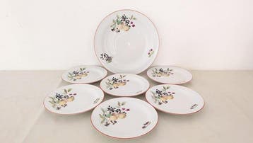 Richard Ginori - Tafelservies voor 6 (7) - Porselein -