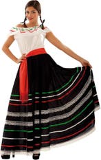 Mexicaanse Danseres Kostuum Volwassenen, Kleding | Dames, Ophalen of Verzenden, Nieuw