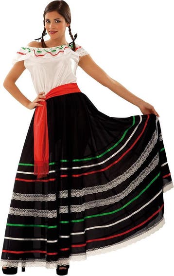 Mexicaanse Danseres Kostuum Volwassenen, Ophalen of Verzenden, Nieuw