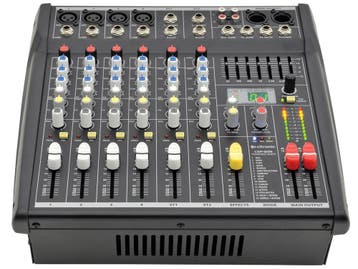 Citronic CSP-408 Powered Mixer 2x200W Bij 4 Ohm Met, Verzenden, Nieuw, Overige merken
