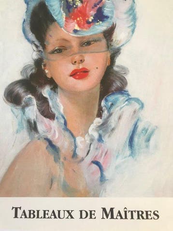 Domergue Jean Gabriel - Galerie du carlton tableaux de