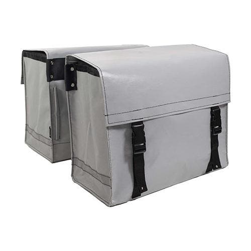 Beck Nostalgic 52 Liter Zilver, Fietsen en Brommers, Fietsaccessoires | Fietstassen, Nieuw, Verzenden