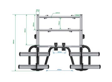 Enduro Fietsendrager BS260 Dissel Short, Caravans en Kamperen, Ophalen of Verzenden, Nieuw