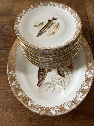limoges - limoges balleroy freres barat&fils - Tafelservies